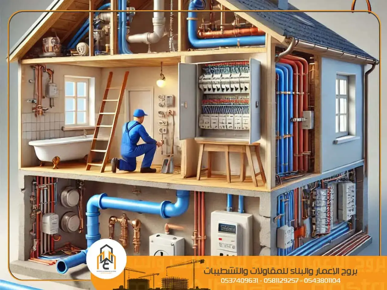أعمال لياسة وكهرباء